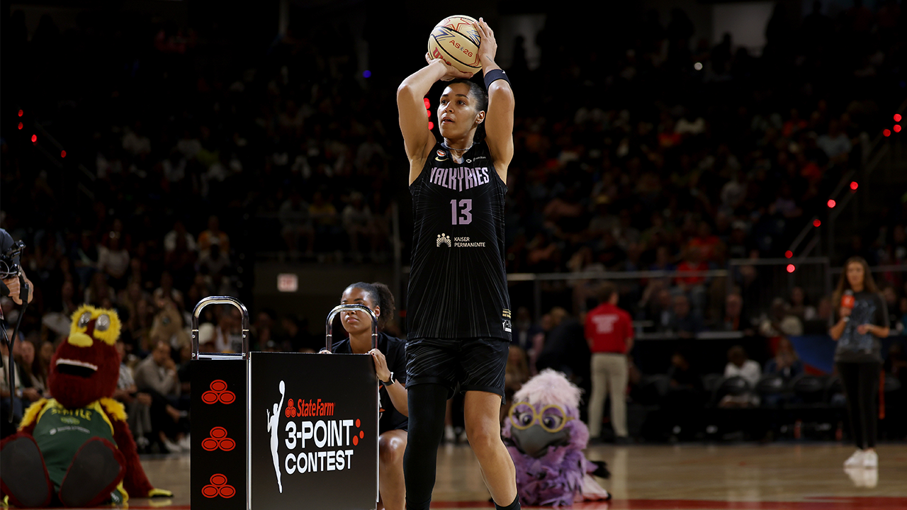 Janelle Salaün Records 19 Points in All-Star 3-Point Contest